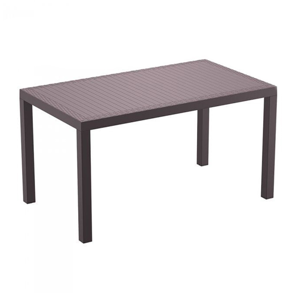 میز رستورانی برند نظری مدل حصیری بوستون مستطیلی