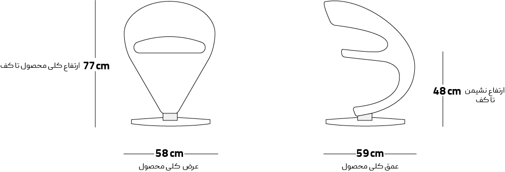 صندلی غذاخوری برند هلگر مدل EVE DC - Image 5