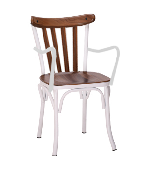 صندلي دسته دار فلزی برسو برند نظری N608W